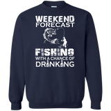 weekend forecast fishing T-Shirt
