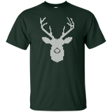 White Tail Deer Buck In Knit Style Holiday Sweater T-Shirt