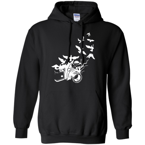 White Fly Camera T-Shirt