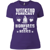 weekend forecast bonfires and beers T-Shirt