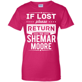 shemar moore - if lost please return to shemar moore T-Shirt