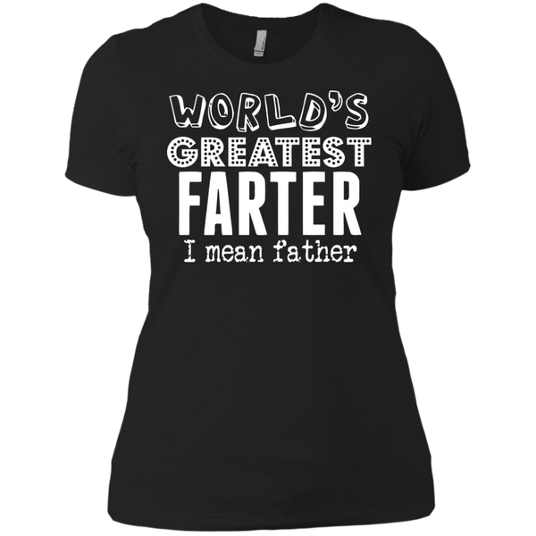 World's Greatest Farter, I Mean Father- Gift For Dad Men's T-Shirt