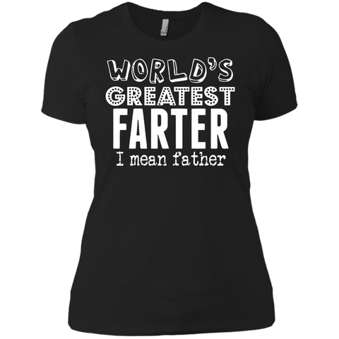 World's Greatest Farter, I Mean Father- Gift For Dad Men's T-Shirt