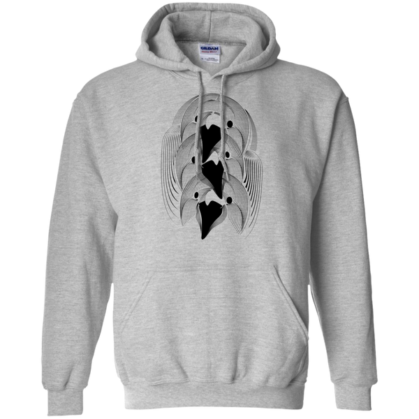 three ravens geometric totem pole T-Shirt