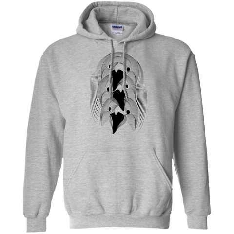three ravens geometric totem pole T-Shirt