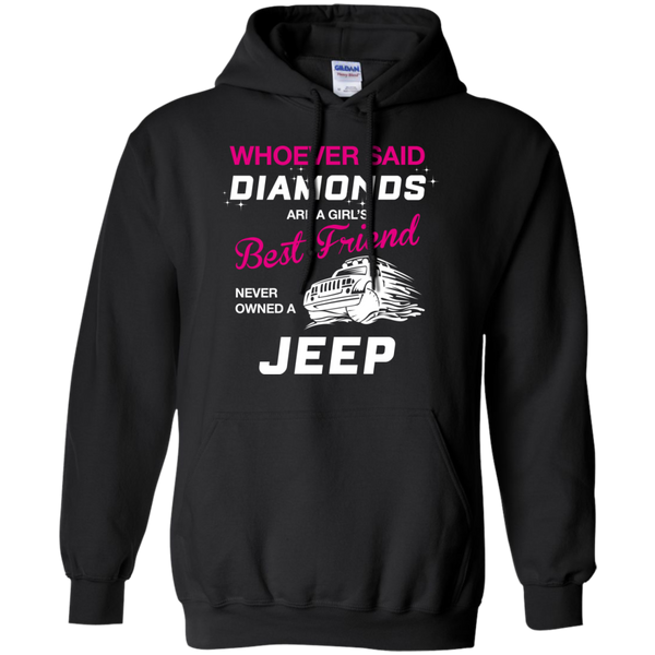 whoever said diamonds are a girl's best friend never owned a jeep