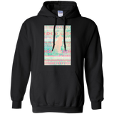 whimsical cat, pink turquoise girly aztec pattern t- T-Shirt