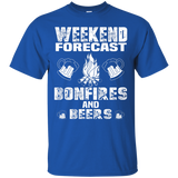weekend forecast bonfires and beers T-Shirt