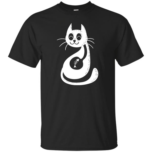 White Innocent Cat T- T-Shirt
