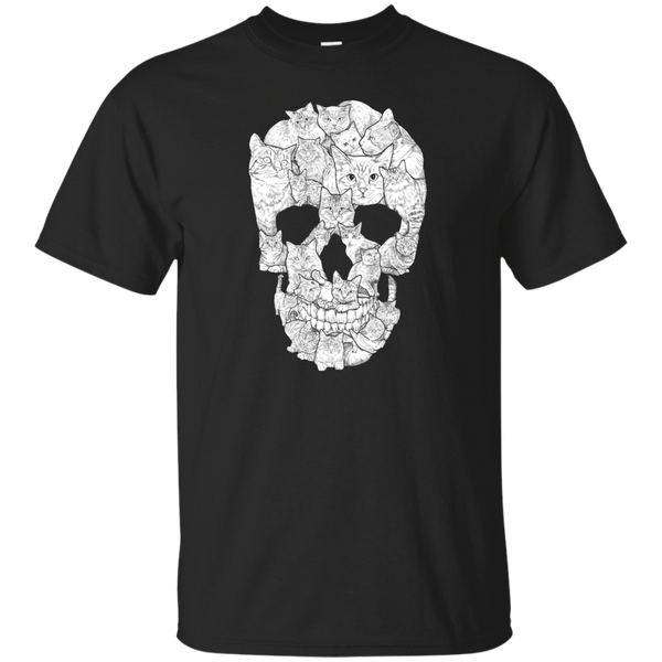 sketchy cat skull T-Shirt