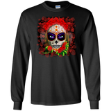 skull girl dia de los muertos halloween T-Shirt