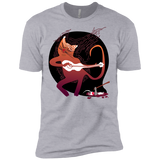 singing cat with a guitar and dinner t- T-Shirt