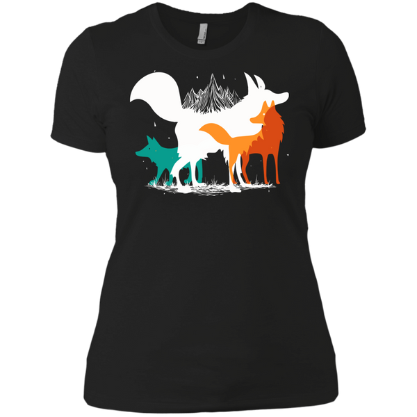 Wild Dogs Graphic Coyote, Wolf, And Fox Sweatshirt T-Shirt