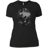 skull, trees and crow - wicked grunge design halloween T-Shirt