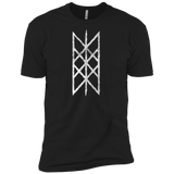 web of wyrd - white rune halftone T-Shirt