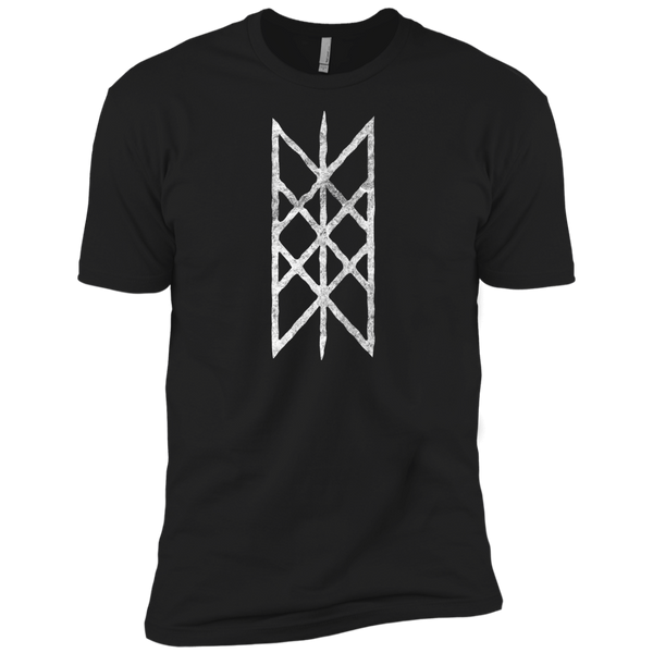 web of wyrd - white rune halftone T-Shirt
