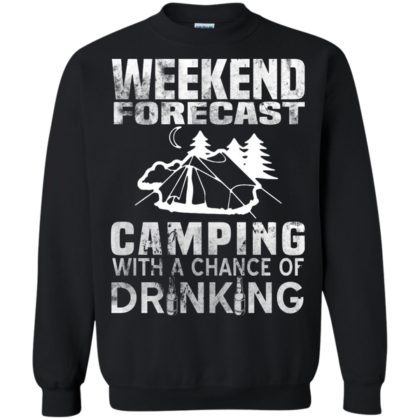 weekend forecast camping with a chance of drinking T-Shirt