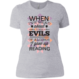 when i've read about the evils of alcohol i gave up reading T-Shirt