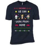 silent night santa's workshop we can work from home ho ho ho T-Shirt