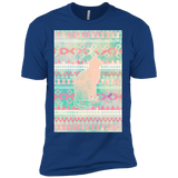 Whimsical Cat, Pink Turquoise Girly Aztec Pattern T- T-Shirt