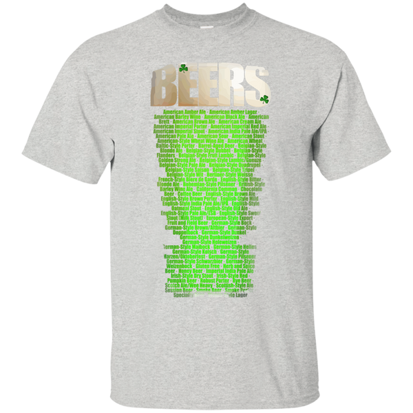 types of beer edition st. patrick's day T-Shirt