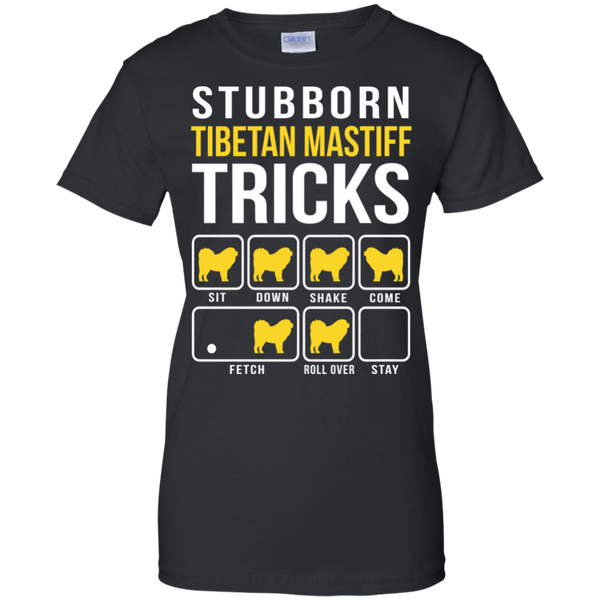tibetan mastiff english sheepdog stubborn tricks T-Shirt