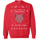 ugly christmas sweaters all i want for christmas is your soul - ugly christmas sweater T-Shirt