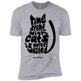 time spent with cats is never wasted sigmund freud quote T-Shirt