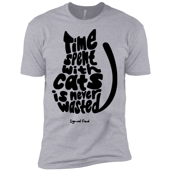 time spent with cats is never wasted sigmund freud quote T-Shirt