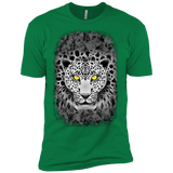 White Leopard With Yellow Eyes Sweatshirt T-Shirt