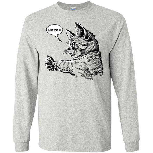 thumb up cat t- T-Shirt
