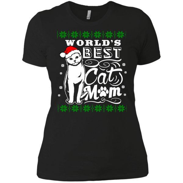 World's Best Cat Mom Matching Family T-Shirt