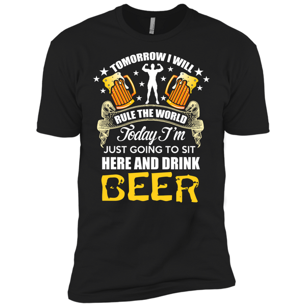 today im just goin to sit here and drink beer T-Shirt