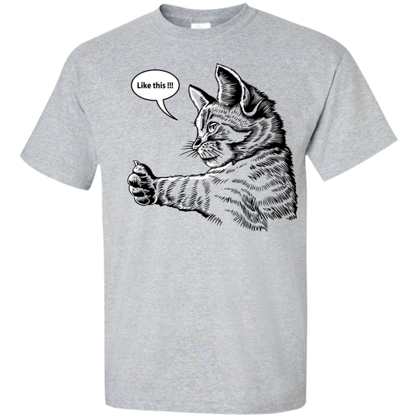 thumb up cat t- T-Shirt