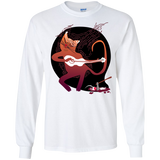 singing cat with a guitar and dinner t- T-Shirt