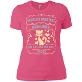 world's greatest mom loves her cat and her kids too