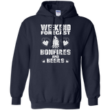 weekend forecast bonfires and beers T-Shirt