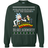 rick & morty sweater: tis the season to get schwifty sweater, T-Shirt