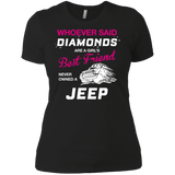 whoever said diamonds are a girl's best friend never owned a jeep