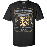 world's greatest mom loves her cat and her kids too