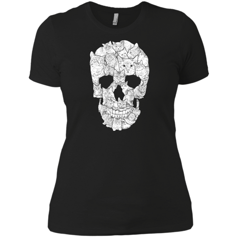 sketchy cat skull T-Shirt