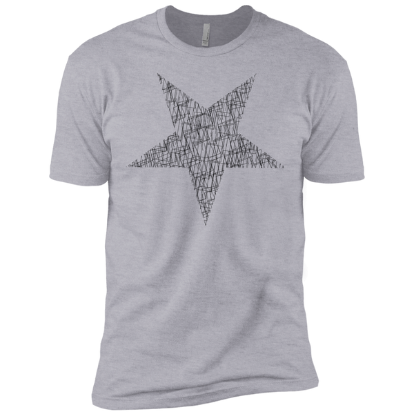 simple geometric star lienart T-Shirt
