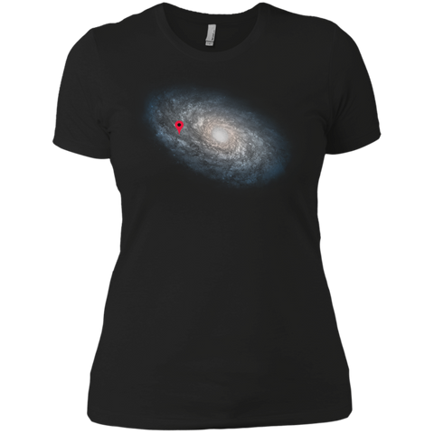 we are here! galactic location T-Shirt