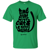 time spent with cats is never wasted sigmund freud quote T-Shirt
