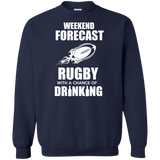 weekend forecast rugby with a chance of drinking T-Shirt