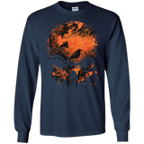 Wicked Skull Crows And Trees - Distressed Grunge Halloween T-Shirt