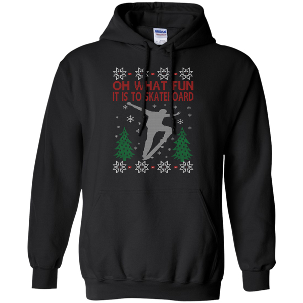 skateboarding christmas holiday sweater T-Shirt