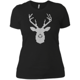 White Tail Deer Buck In Knit Style Holiday Sweater T-Shirt