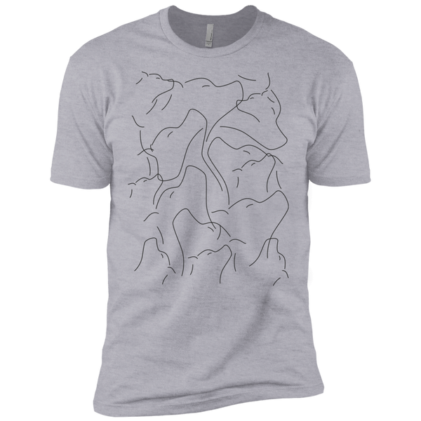 simple abstract dog puppy lover art black and white sweatshirt T-Shirt