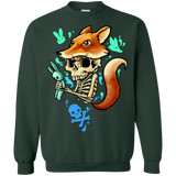 skull in fox sweatshirt T-Shirt